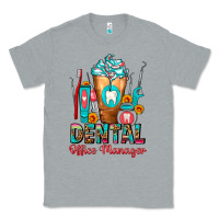Heather Grey Dental Office Manager cold drink frappe Classic Tee - FaDigitalArtStudio