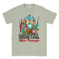Matcha Dental Office Manager cold drink frappe Classic Tee - FaDigitalArtStudio