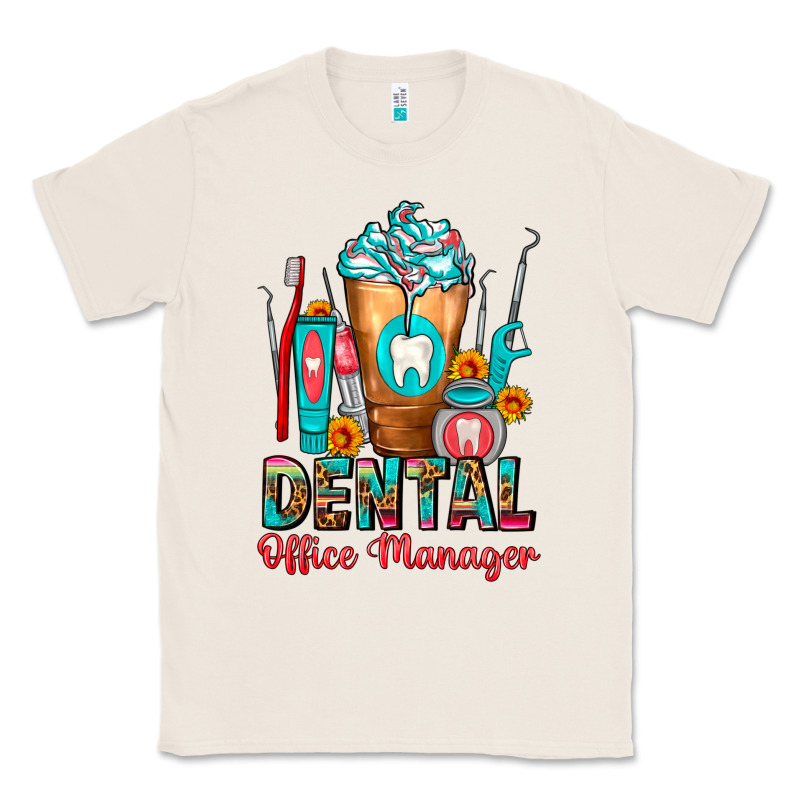 Dental Office Manager Cold Drink Frappe Classic Tee by FaDigitalArtStudio | Teevron