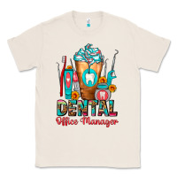 Natural Dental Office Manager cold drink frappe Classic Tee - FaDigitalArtStudio