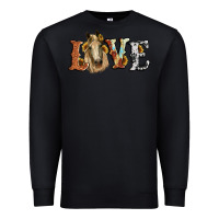 Black love horse sunflower Premium Sweatshirt - RanaPortraitStore