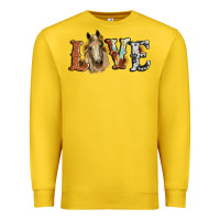 Lemon love horse sunflower Premium Sweatshirt - RanaPortraitStore