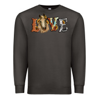 Smoke love horse sunflower Premium Sweatshirt - RanaPortraitStore