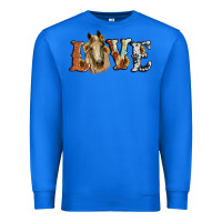 True Royal love horse sunflower Premium Sweatshirt - RanaPortraitStore