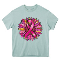 Arona breast cancer sunflower Heavy Core Tee - RanaPortraitStore