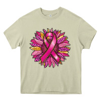 Mossy breast cancer sunflower Heavy Core Tee - RanaPortraitStore