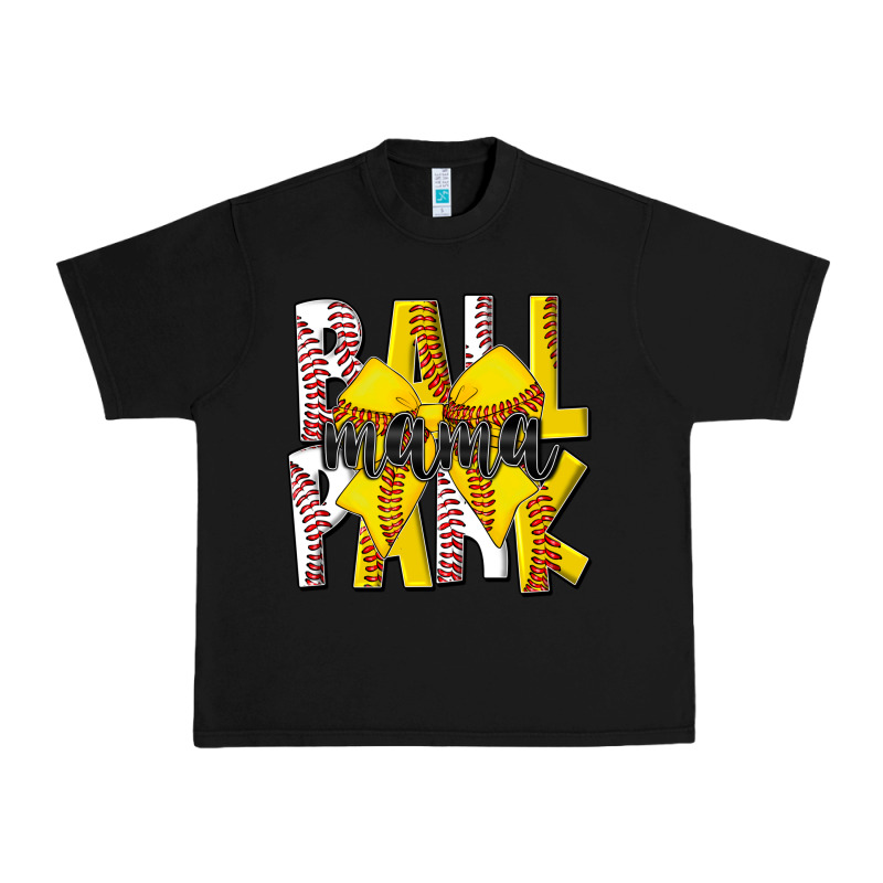 Ball Park Mama Urban Heavy Tee by CowhideDigitalArt | Teevron