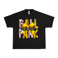 Black ball park mama Urban Heavy Tee - CowhideDigitalArt