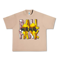 Burro ball park mama Urban Heavy Tee - CowhideDigitalArt