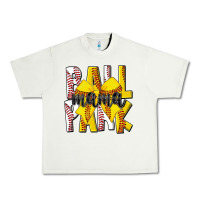 Pistachio ball park mama Urban Heavy Tee - CowhideDigitalArt