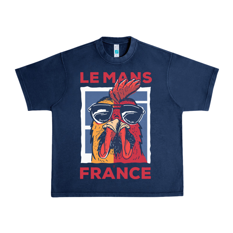 Le Mans T  Shirt Le Mans France Gallic Rooster T  Shirt Urban Heavy Tee by linhVisuals | Teevron
