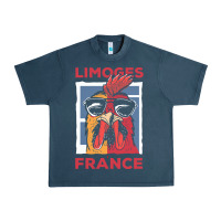 Midnight Navy limoges t  shirt limoges france gallic rooster t  shirt Urban Heavy Tee - linhVisuals