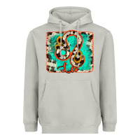 Moon Dust leo turquoise cowhide Heavyweight Hoodie - RanaPortraitStore