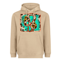 Mushroom leo turquoise cowhide Heavyweight Hoodie - RanaPortraitStore