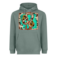 Sage leo turquoise cowhide Heavyweight Hoodie - RanaPortraitStore