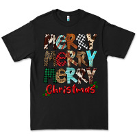 Black Merry Christmas Premium Tee - FaDigitalArtStudio
