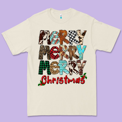 Merry Christmas Premium Tee Designed By Fadigitalartstudio