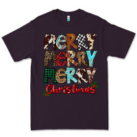 Plum Merry Christmas Premium Tee - FaDigitalArtStudio