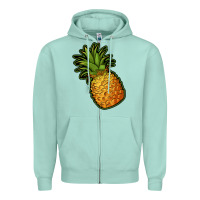 Seafoam pineapple Zipper Hoodie - Jasminsmagicworld