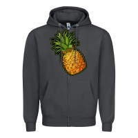Smoke pineapple Zipper Hoodie - Jasminsmagicworld