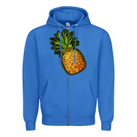 True Royal pineapple Zipper Hoodie - Jasminsmagicworld
