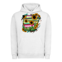 Pigment Lunar Rock Arkansas Map Sunflower Cactus Serape Urban Hoodie - RanaPortraitStore