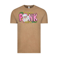 Vintage Coffee dreaming of a pink christmas Vintage Tee - CowhideDigitalArt