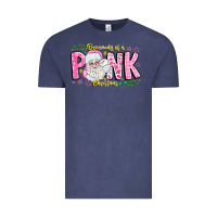 Vintage Denim dreaming of a pink christmas Vintage Tee - CowhideDigitalArt