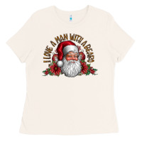 Bone i love a man with beard Ladies Tee - CowhideDigitalArt