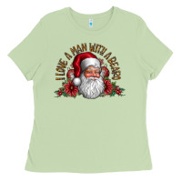 Matcha i love a man with beard Ladies Tee - CowhideDigitalArt