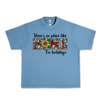 Pebble Blue there's no place like home for holidays Urban Heavy Tee - RanaPortraitStore
