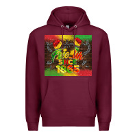 Burgundy free ish since 1865 Premium Hoodie - BarkalooDesign