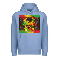 Colony Blue free ish since 1865 Premium Hoodie - BarkalooDesign