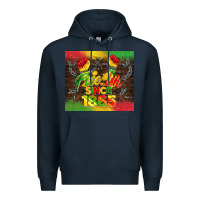 Navy free ish since 1865 Premium Hoodie - BarkalooDesign