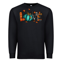 Black fall love Premium Sweatshirt - RanaPortraitStore