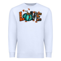 White fall love Premium Sweatshirt - RanaPortraitStore