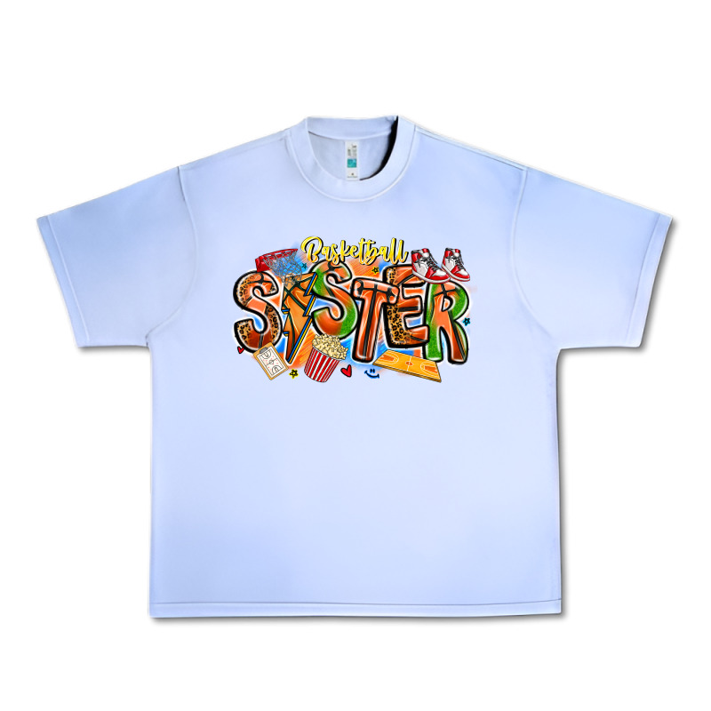 Basketball Sister Urban Heavy Tee by CowhideDigitalArt | Teevron