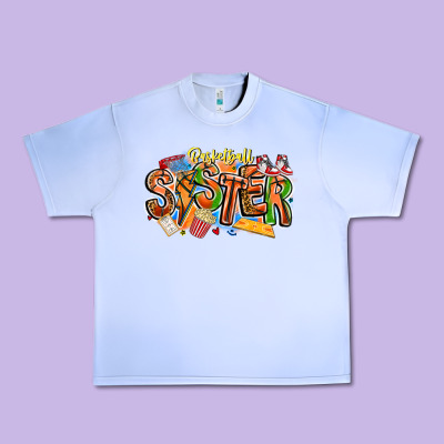 Basketball Sister Urban Heavy Tee Designed By Cowhidedigitalart