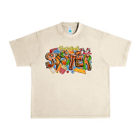 Sandshell basketball sister Urban Heavy Tee - CowhideDigitalArt