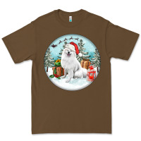 Cacao Christmas samoyed dog Premium Tee - FaDigitalArtStudio