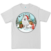 Dove Grey Christmas samoyed dog Premium Tee - FaDigitalArtStudio