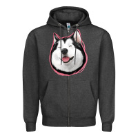Charcoal Heather husky Zipper Hoodie - Jasminsmagicworld