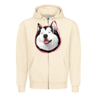 Sandshell husky Zipper Hoodie - Jasminsmagicworld