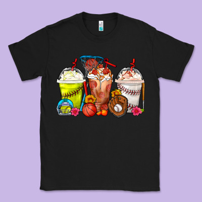 Softball Basketball Baseball Sports Coffee Cups Classic Tee Designed By Fadigitalartstudio
