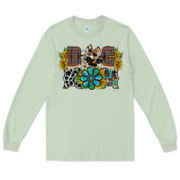 Matcha dog mom western Long Sleeve Tee - RacoonDesign