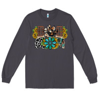 Smoke dog mom western Long Sleeve Tee - RacoonDesign