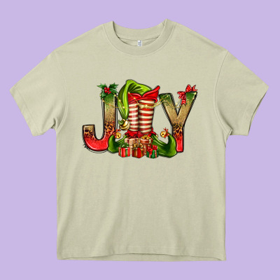 Joy Christmas With Elf Bbs Heavy Core Tee Designed By Bundleandbundleshop