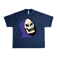 Navy SKELETOR Urban Heavy Tee - linhVisuals