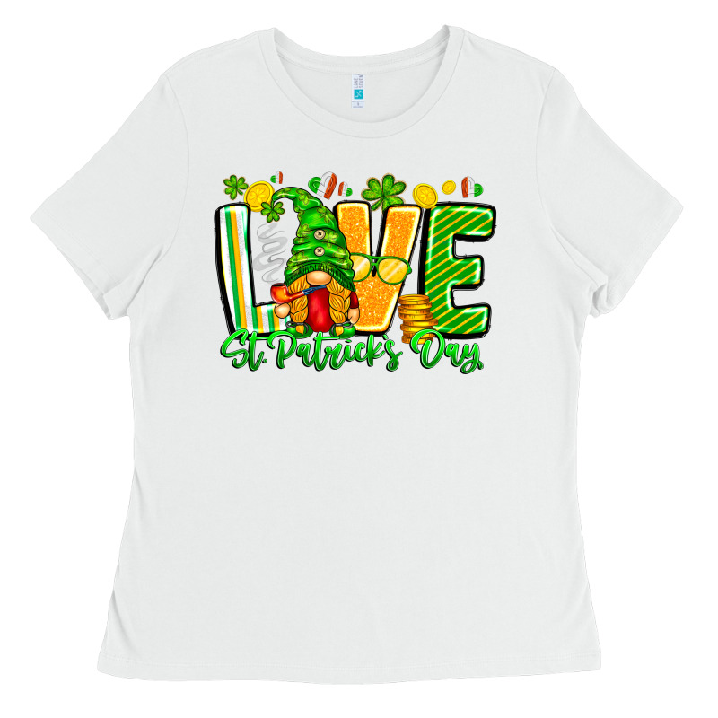 Love St Patricks Day Ladies Tee by CowhideDigitalArt | Teevron
