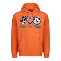 Carrot Peace Love Husky Premium Hoodie - Jasminsmagicworld